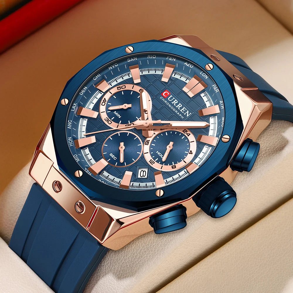 Luxury Watch Magazine - CURREN lüks marka yüksek kalite erkekler