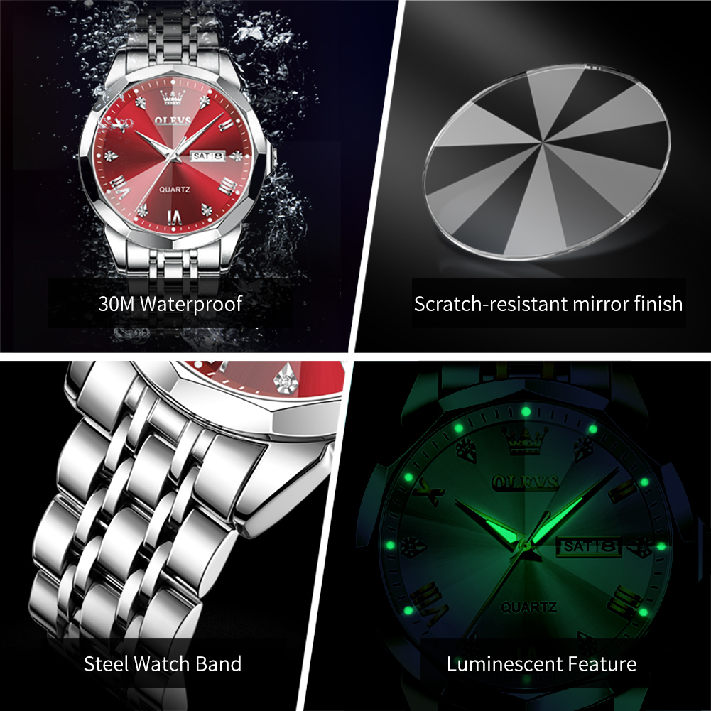 OLEVS Marka Orijinal İş Erkek  - Luxury Watch Magazine incelemesi ve fiyatı