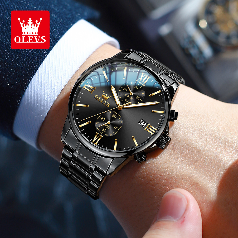 OLEVS 2886 Klasik Siyah Kuvars - Luxury Watch Magazine incelemesi ve fiyatı