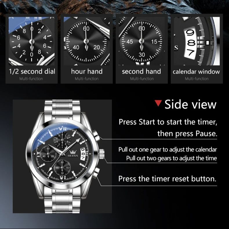 OLEVS 2987 Orijinal Erkek Saat - Luxury Watch Magazine incelemesi ve fiyatı