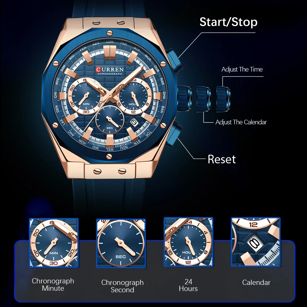 CURREN lüks marka yüksek kalit - Luxury Watch Magazine incelemesi ve fiyatı
