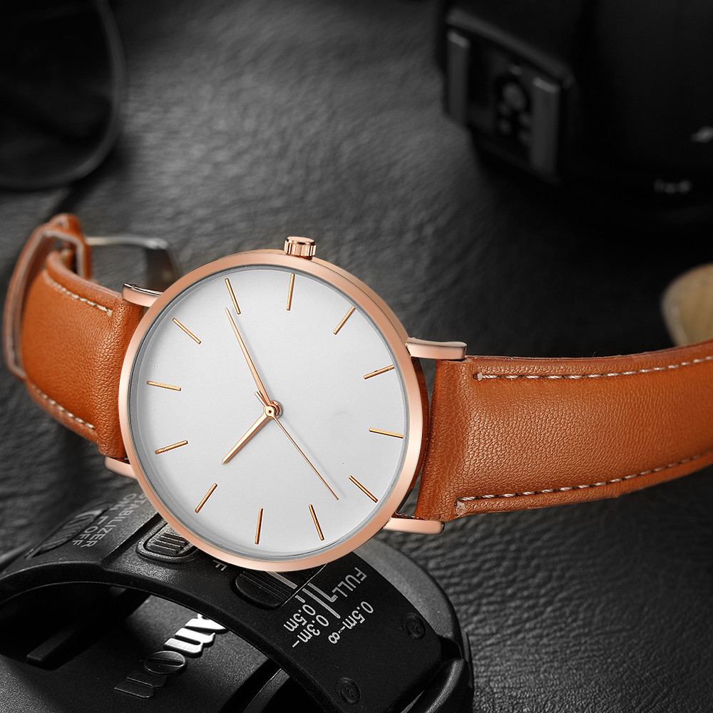 Basit Stil Analog Kuvars Erkek - Luxury Watch Magazine incelemesi ve fiyatı